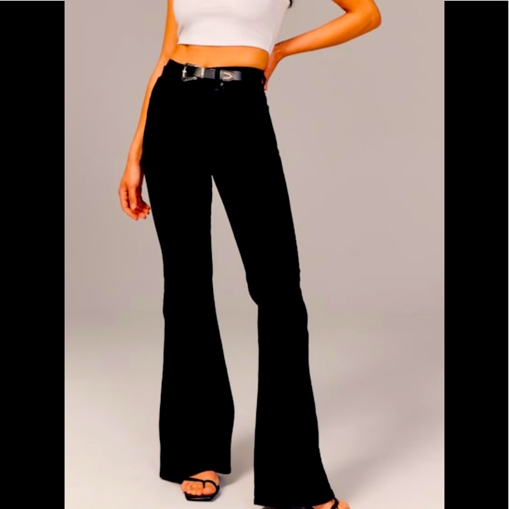 Abercrombie High Waisted Flare Jeans